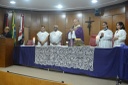 Bispo Dom Genival Saraiva celebra missa na CMJP