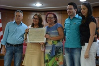 CMJP homenageia diretora do Centro de Ciências Biológicas e Sociais Aplicadas da UEPB