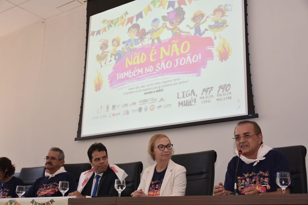 CMJP participa de lançamento da campanha 'Não é não, também no São João!'