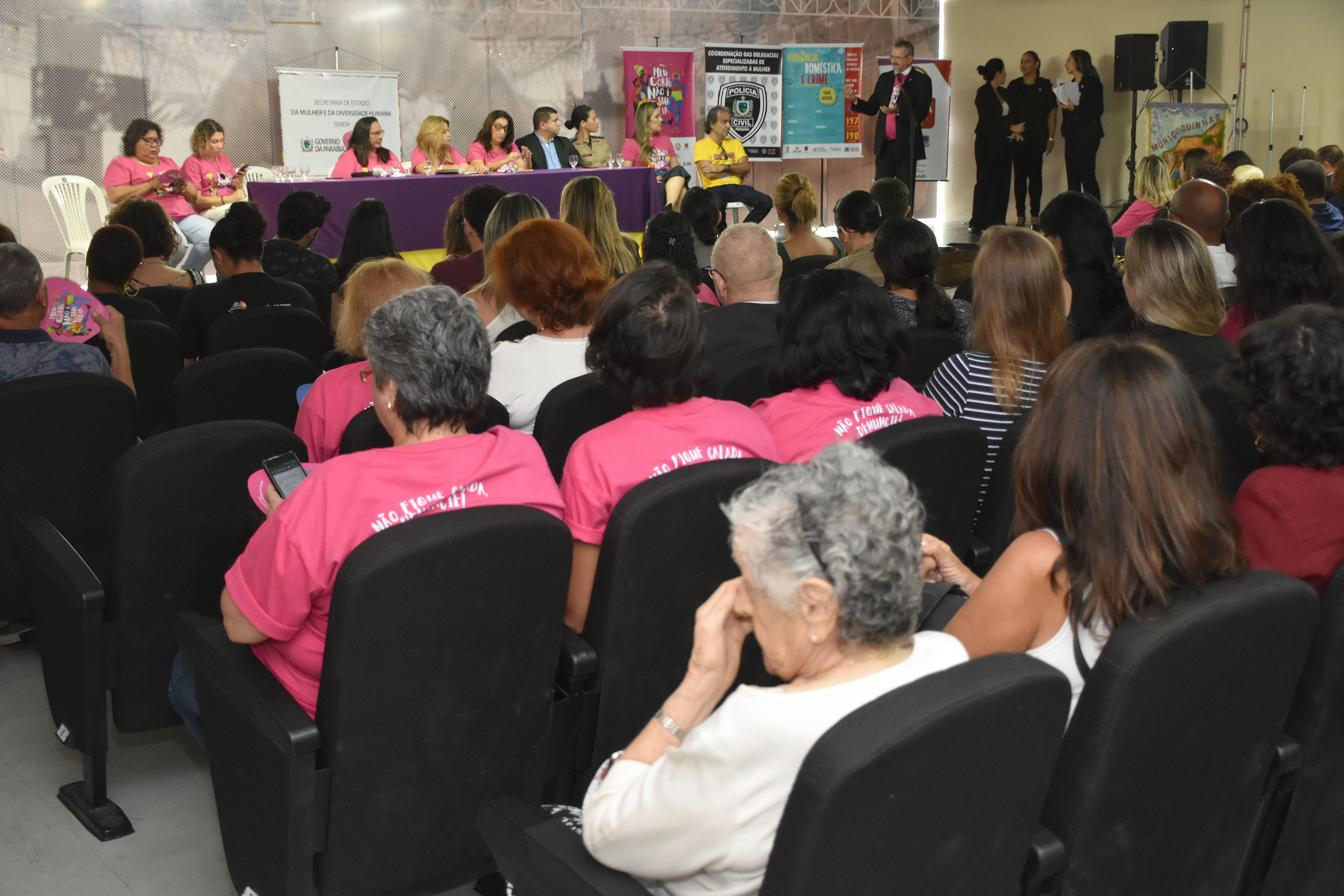 CMJP participa de lançamento de campanha contra importunação sexual no carnaval