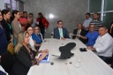 Em reunião com grupo de servidores, presidente da CMJP recebe projeto de reestruturação do organograma de atribuições da Casa