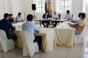 Mesa Diretora da CMJP se reúne com prefeito no Paço Municipal