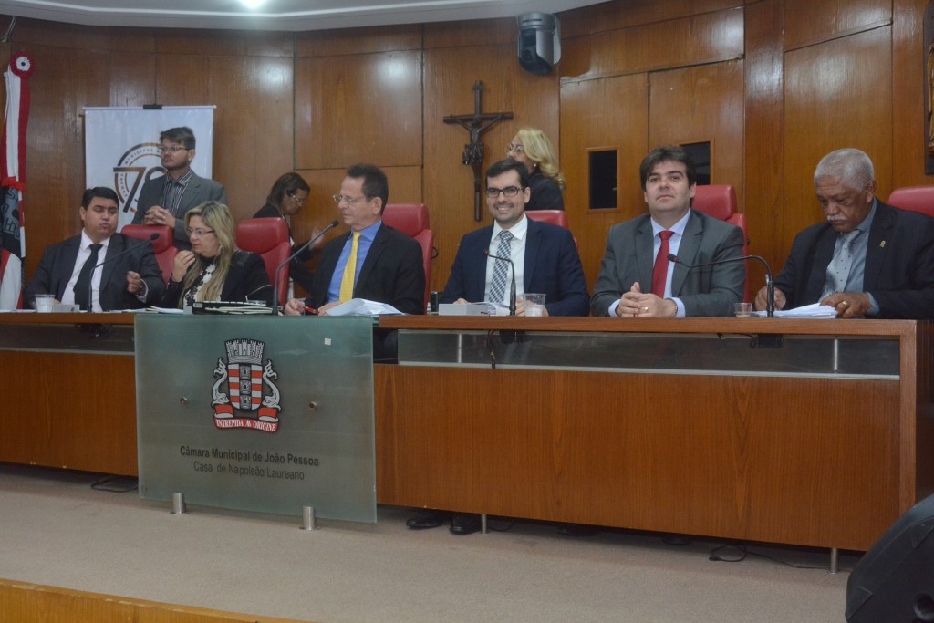 Mesa diretora realiza reuniões com bancadas da Câmara Municipal de João Pessoa