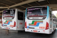Ônibus urbanos da Capital e Grande João Pessoa divulgam campanha ‘Nenhuma a Menos, Paraíba!’