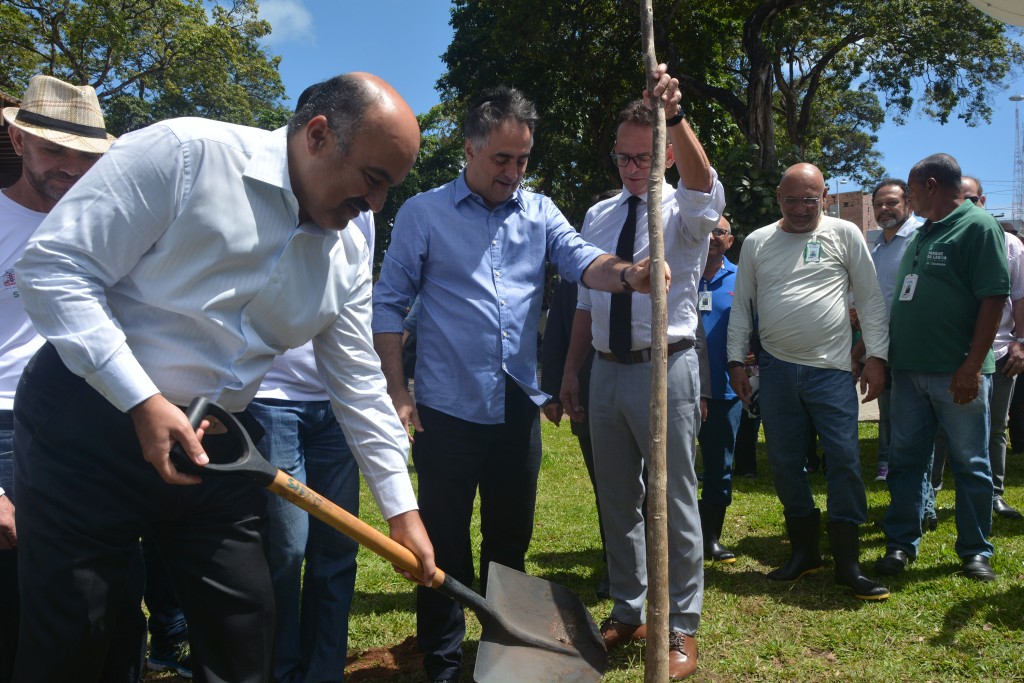 Presidente da Câmara planta muda de ipê na Lagoa no ‘Dia da Árvore’