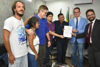 Presidente da CMJP recebe PL que reformula o Fundo Municipal de Cultura
