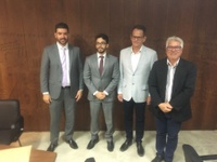 Presidente da CMJP visita novo procurador-geral do Ministério Público de Contas do TCE-PB