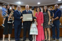 Presidente do Conselho Regional de Administração na Paraíba recebe homenagem na CMJP
