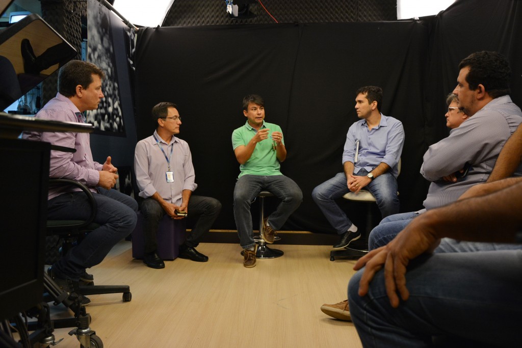 Professores do Lavid/UFPB visitam a TV Câmara para estreitar parceria